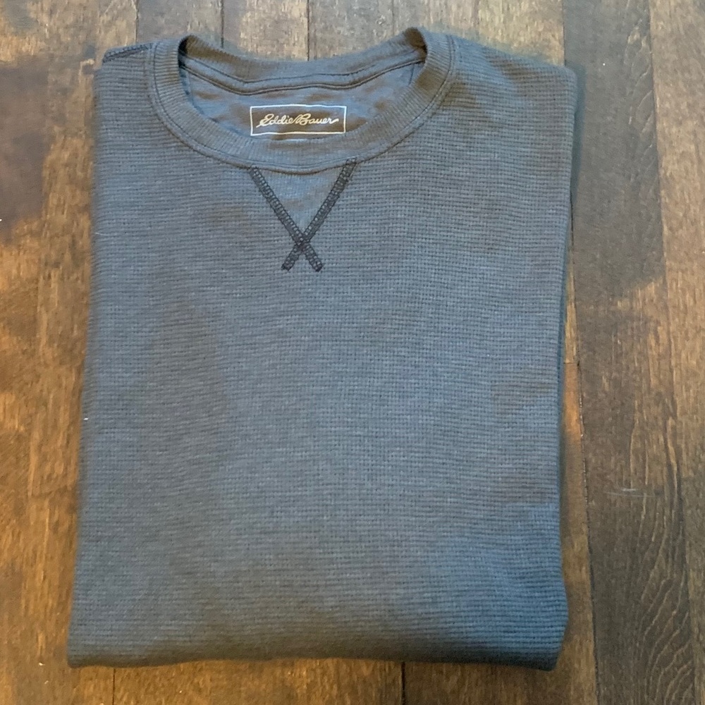 Eddie Bauer Long Sleeve Waffle Shirt
